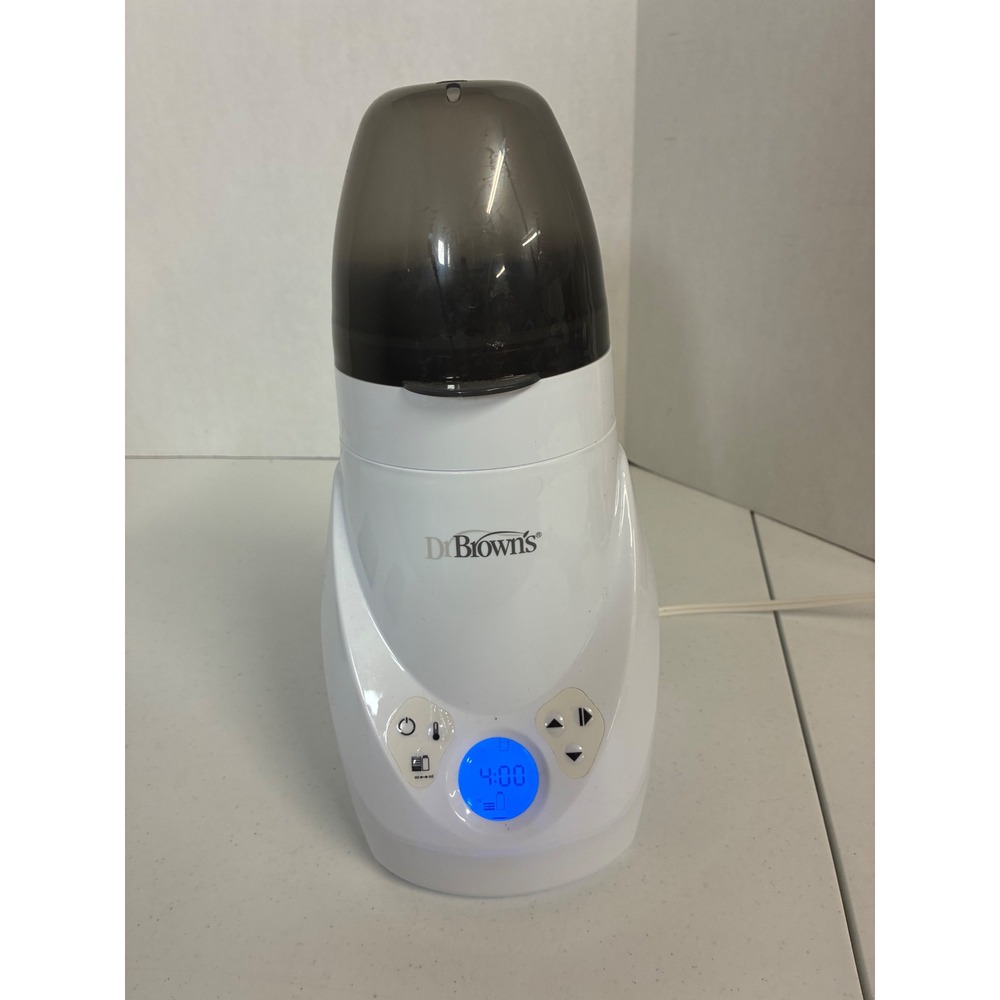 Dr. Brown's Deluxe Electric Baby Bottle Warmer White AC147 Programmable LCD
